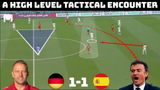 Tactical Analysis : Spain 1-1 Germany | Hansi Flick vs Luis Enrique |