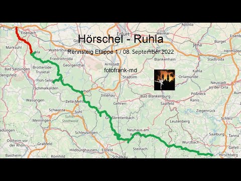 Rennsteig Etappe 1 Hörschel - Ruhla