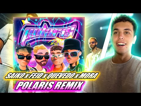 (REACCIÓN) Saiko, Feid, Quevedo, Mora - Polaris Remix (Video Oficial)