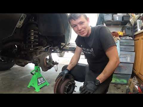 Changing brake pads and rotors on a 1999 Dodge Ram 2500 4x4