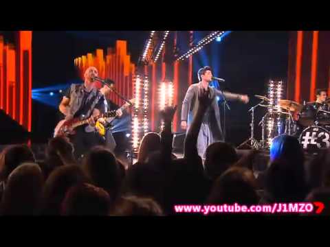 The Script performing live on The X Factor Australia 2012 - Hall Of Fame