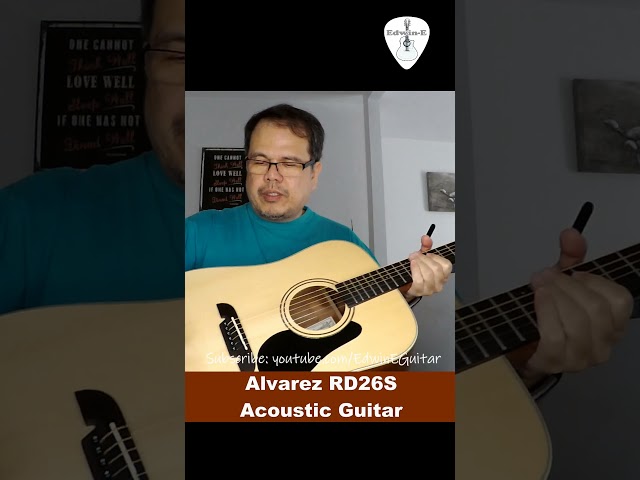 Vídeo relacionado con Alvarez RD26 Dreadnought - Guitarra acústica para diestros