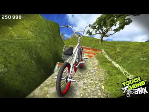 how to get a gold medal on inca hills and how to do a reverse trick - Touchgrind BMX