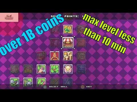 LVL 10-64 in under 10 minutes! (forager lets play EP 2)