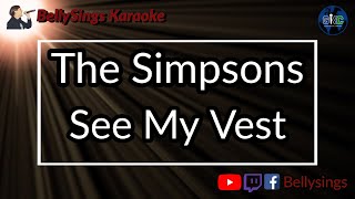 The Simpsons - See My Vest (Karaoke)