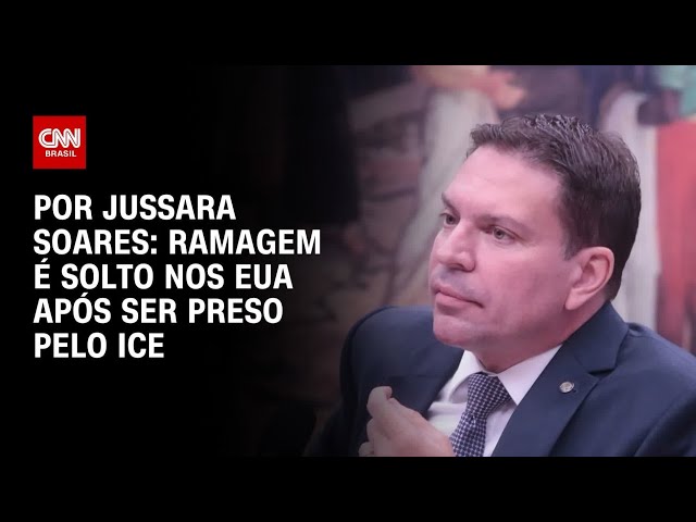 Ramagem é solto nos Estados Unidos após ser detido pelo ICE | CNN PRIME TIME