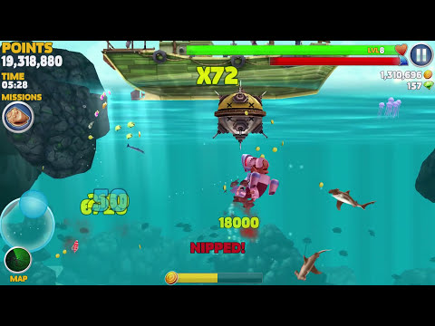 Hungry Shark Evolution Robo Shark Android Gameplay #39