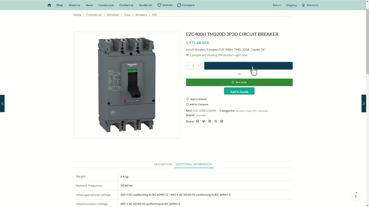 How to complete a purchase on the cavalo ecommerce platform