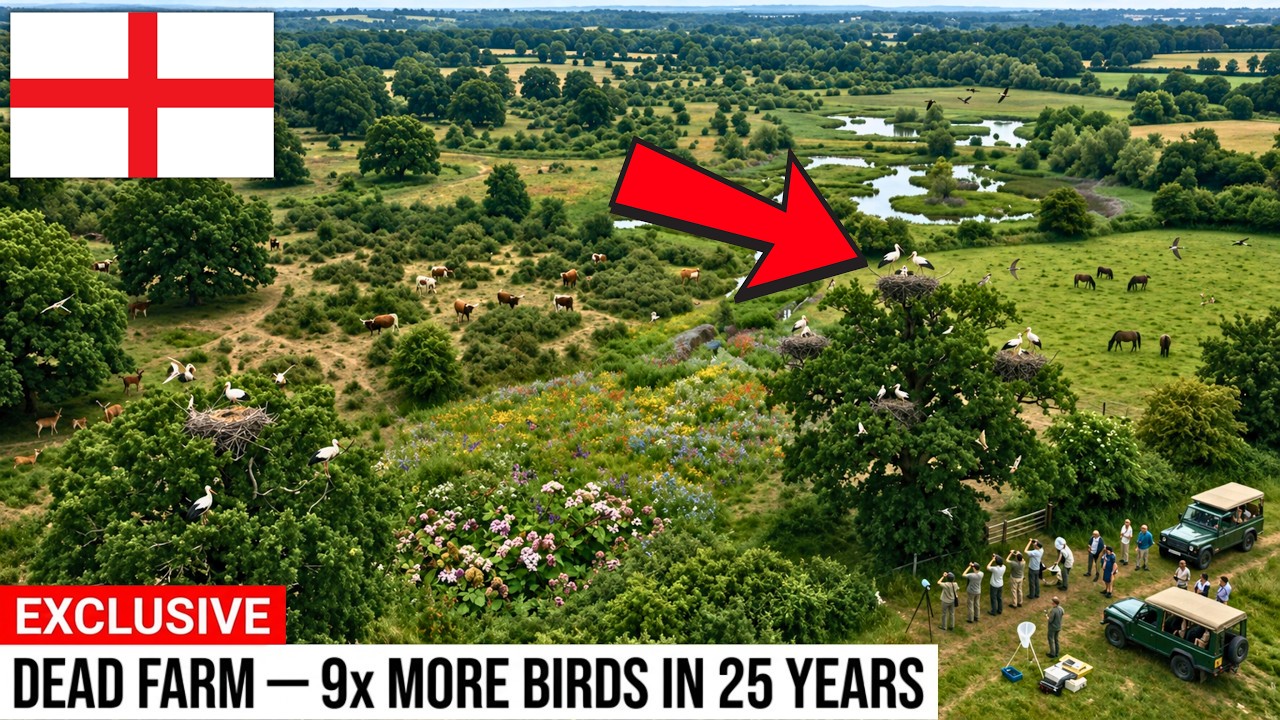England Released Wild Animals Into a Dead Farm — What Came Back In 25 Years Was Unbelievable