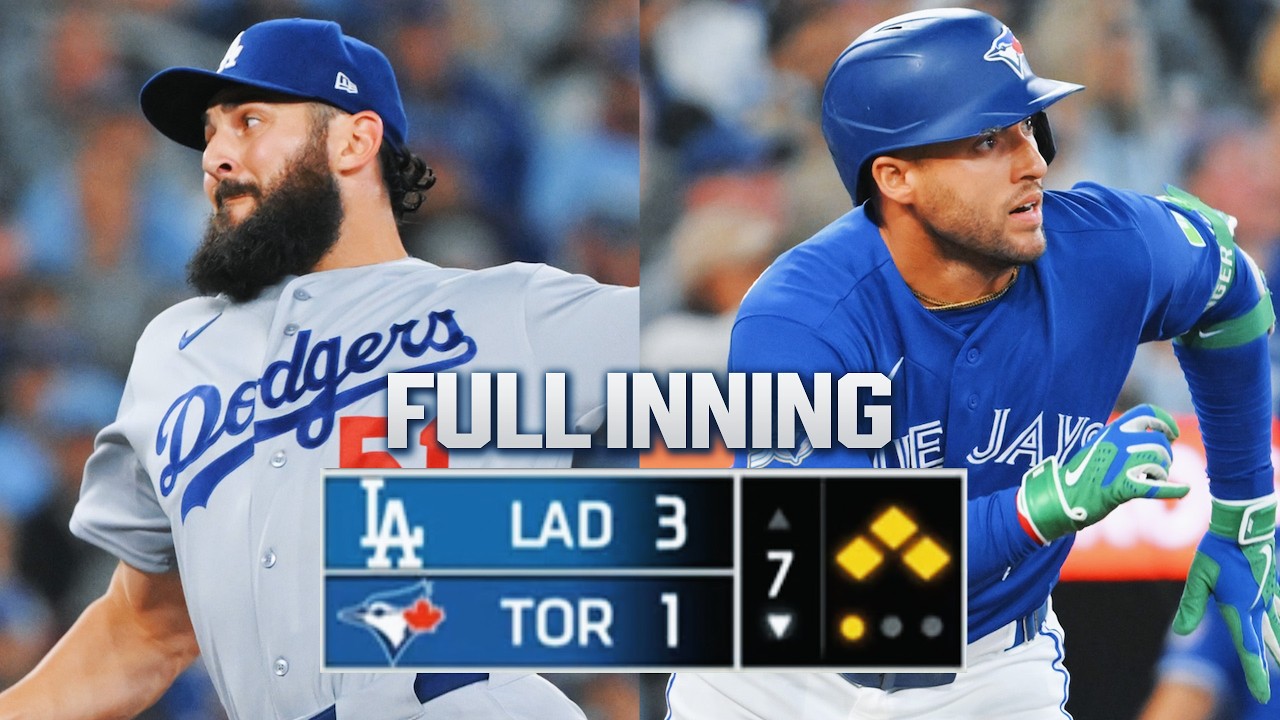 FULL 7th INNING: Blue Jays load bases vs. Dodgers in rematch 👀 | MLB Highlights