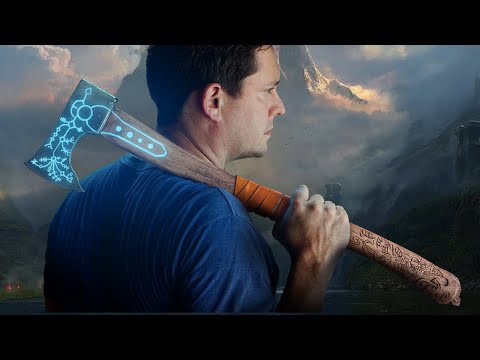 Carving a Glowing Leviathan Axe from God of War