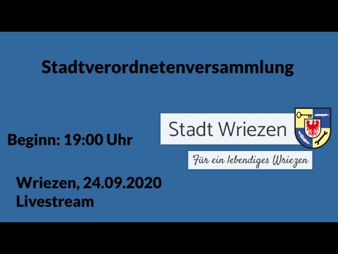 STVV Wriezen 24.09.2020 Livestream