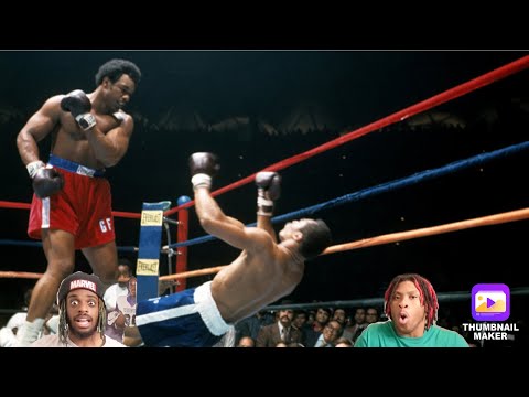 GEORGE FOREMAN KNOCKED EVERYBODY OUT!! Ki & Jdot Reacts to Top 10 George Foreman Best Knockouts HD