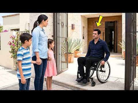 NADIE QUERÍA CUIDAR AL MILLONARIO ENFERMO — HASTA QUE LA NIÑERA Y SUS HIJOS TOCARON A SU PUERTA