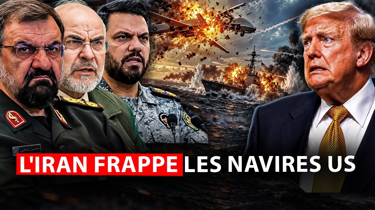 L’Iran attaque un destroyer et un drone naval américains