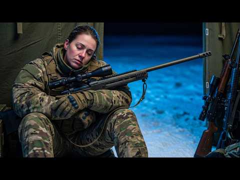 She Slept Holding Her Sniper Rifle — The Team Thought She Was Crazy, By Morning the Enemy Was Gone