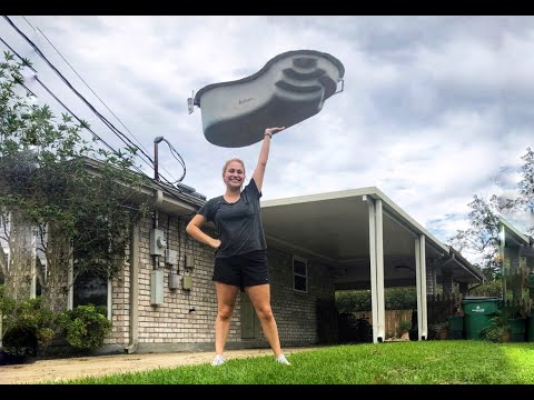 Fiberglass Pool Install time lapse - Latham Pools “Jamaica” by Gulfstream Pools