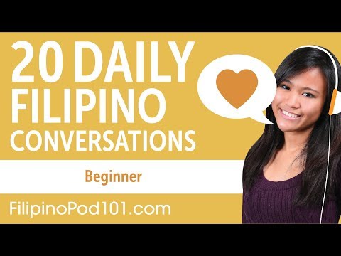 20 Daily Filipino Conversations - Filipino Practice for Beginners