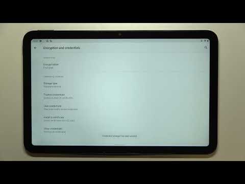 How to Clear Credentials on NOKIA T20 - Remove All Credentials