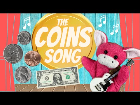 The Coins Song - Penny, Nickel, Dime, Quarter, Dollar Money Song by Math Notes with Rocko