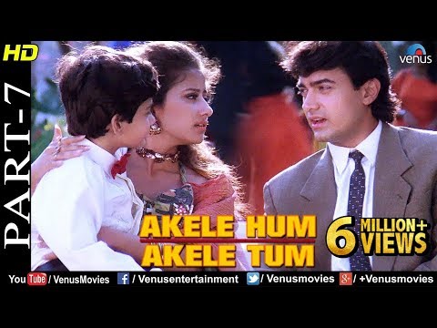 Akele Hum Akele Tum - Part 7 | Aamir Khan & Manisha Koirala | 90's Superhit Romantic Movie