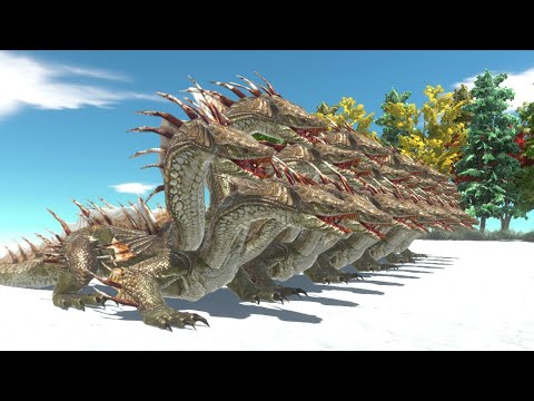 HYDRA X5 VS ALL BOSS EACH FACTIONS (Similiar Price) - Animal Revolt Battle Simulator