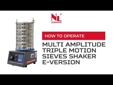 Multi Amplitude Triple Motion Sieves Shaker E-Version