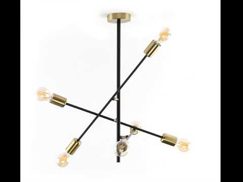 Rabalux - Lustr na tyči 6xE27/15W/230V