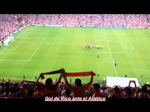 Gol de Mikel Rico ante el Atlético. Narración en Radio Nervion