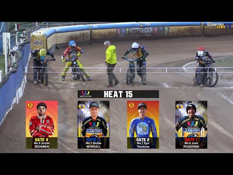 Heat 15 : Gladiators vs Brummies : Championship : 02/08/2022