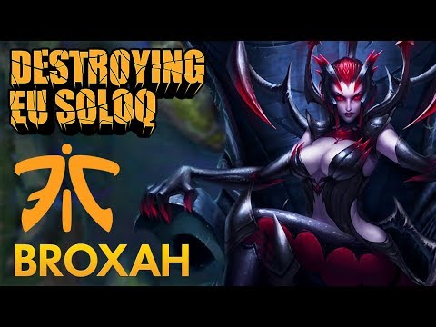 Destroying EU SoloQ: Fnatic Broxah - Elise Jungle - KDA 13/2/11