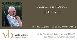 Funeral Service for Dick Visser