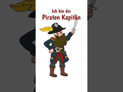 Ich bin der Piratenkapitän! | Sing #Kinderlieder #Shorts