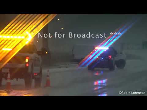 12-29-2020 Kansas City Metro Mixed Winter Precip Wrecks Heavy Rain Street Flooding
