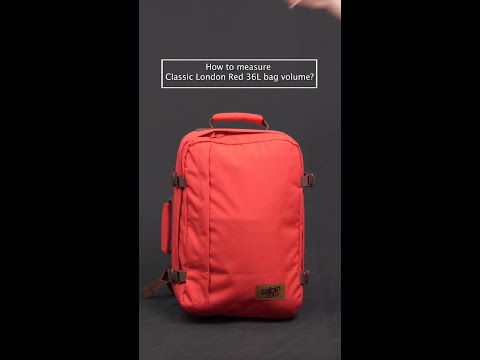 Classic Backpack 36L London Red Volume Measurement