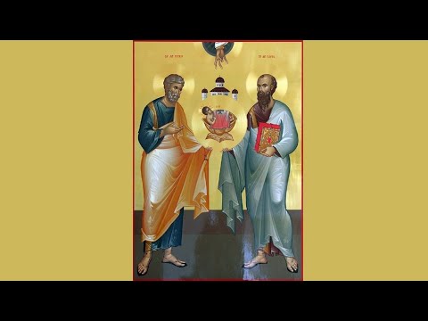 ACATISTUL SFINȚILOR APOSTOLI PETRU ȘI PAVEL.