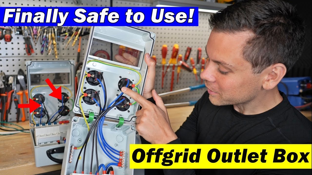 Finally Safe to Use! Off-grid Solar Outlet Box