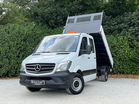MERCEDES-BENZ SPRINTER 2.1 314CDI 140 BHP DOUBLE CAB ALLUMINIUM SIDES TIPPER