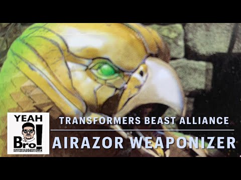 Incredible toy! Transformers Rise of the Beast Battle Masters Airazor weaponizer 4K video review