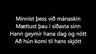 Mundu eftir mér - Gréta Salome &amp; Jonsi (Lyrics &amp; English and French translation), Iceland ESC 2012