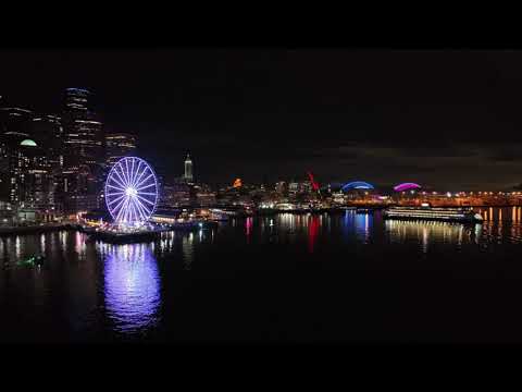 Downtown Seattle (4k Video - DJI Mavic 3)