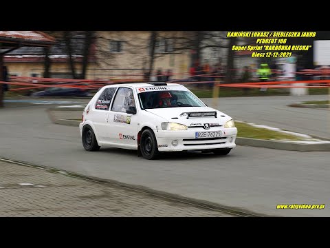 KAMIŃSKI ŁUKASZ / SIEDLECZKA JAKUB - PEUGEOT 106 - Super Sprint "BARBÓRKA BIECKA" Biecz 12-12-2021