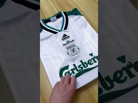 Liverpool Away 93-94 Jersey #unboxing #realmadrid #smallbusiness #football #adidas