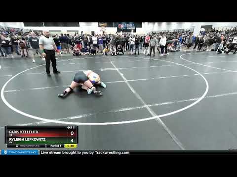 144 Lbs Champ. Round 1 - Paris Kelleher, TX Vs Ryleigh Lefkowitz, OK Cfbb
