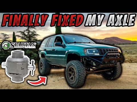 Spartan Locker Install on a Dana44HD D44A for Jeep WJ