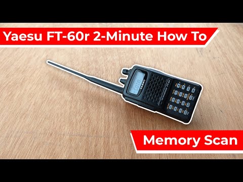 Memory Scan | Yaesu Ft-60r How To