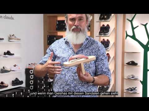Was soll das? Eine japanische Holzsandale?