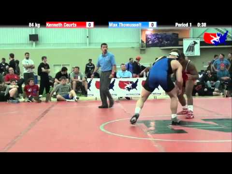 Kenneth Courts vs. Max Thomusseit at 2013 ASICS University Nationals - FS