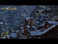 Blizzard In Hallstatt Howling Wind And Blowing Snow For Relaxing Study Sleeping Winter Ambience