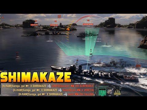 Shimakaze destroyed 3 cruisers in 5 seconds
